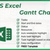 PMBeam MS Excel Gantt Chart Template PMBeam MS Excel Gantt Chart Template