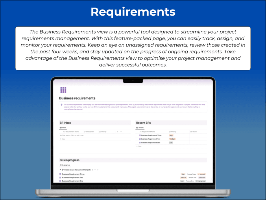 Scope Management - requirements - cover